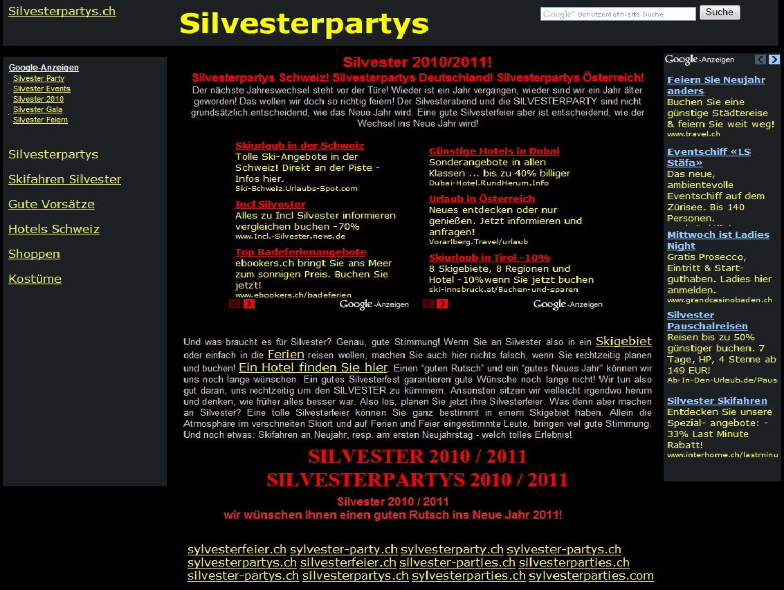 silvesterpartys silvester silvesterfeier 